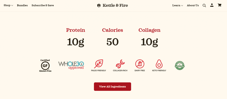 Kettle and Fire certifications