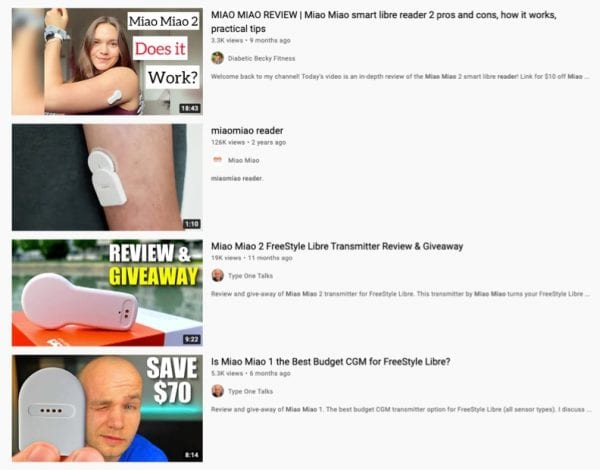 MiaoMiao affiliate videos