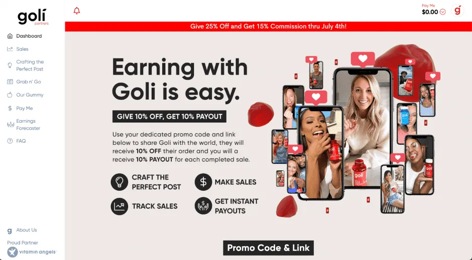 Drive affiliate sales