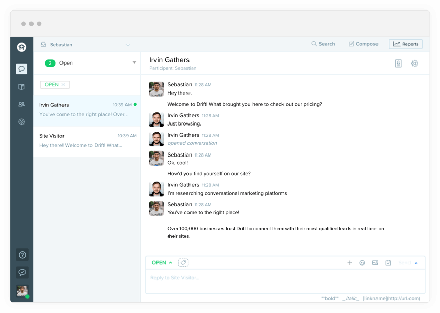 drift-customer-acquisition-tools-live-chat-conversations-conversions
