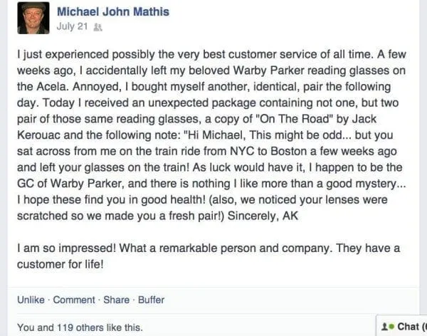 positive customer experience