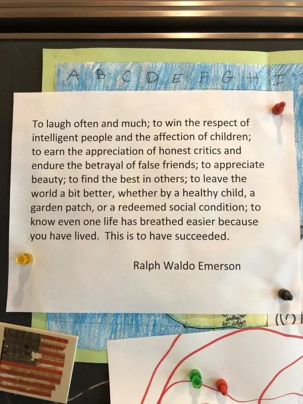 jeff bezos emerson quote refrigerator inspire passion legacy