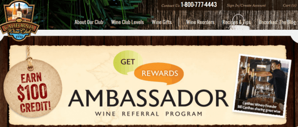 Best Valentine's Day referral programs - wine