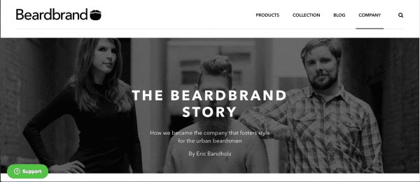Storytelling formulas: Beardbrand