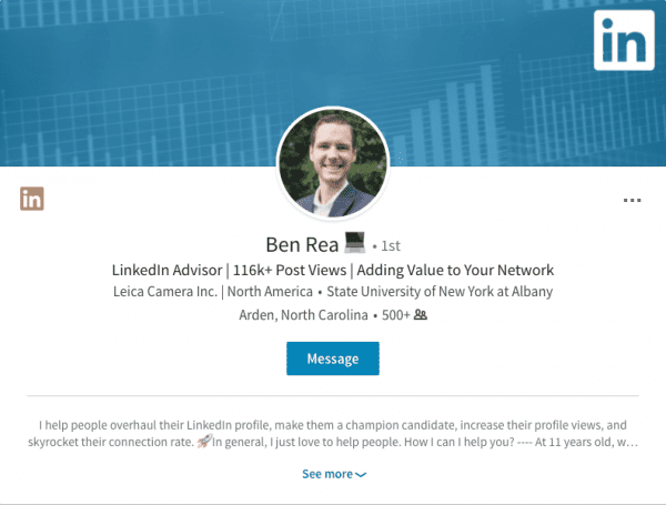 linkedin profile