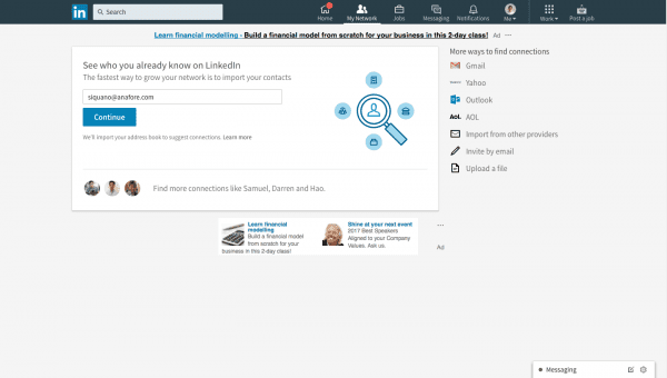 linkedin career