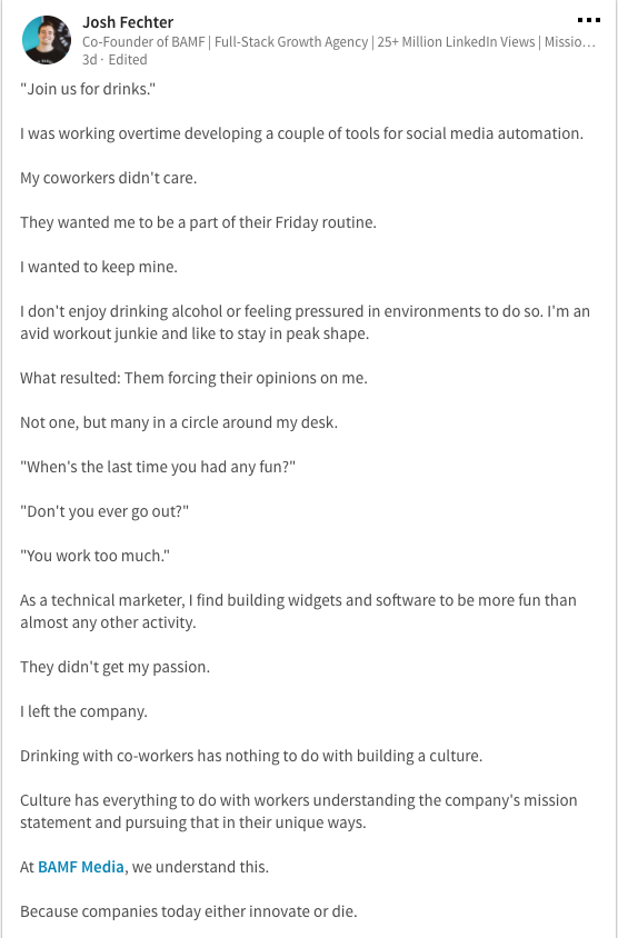 marketing yourself