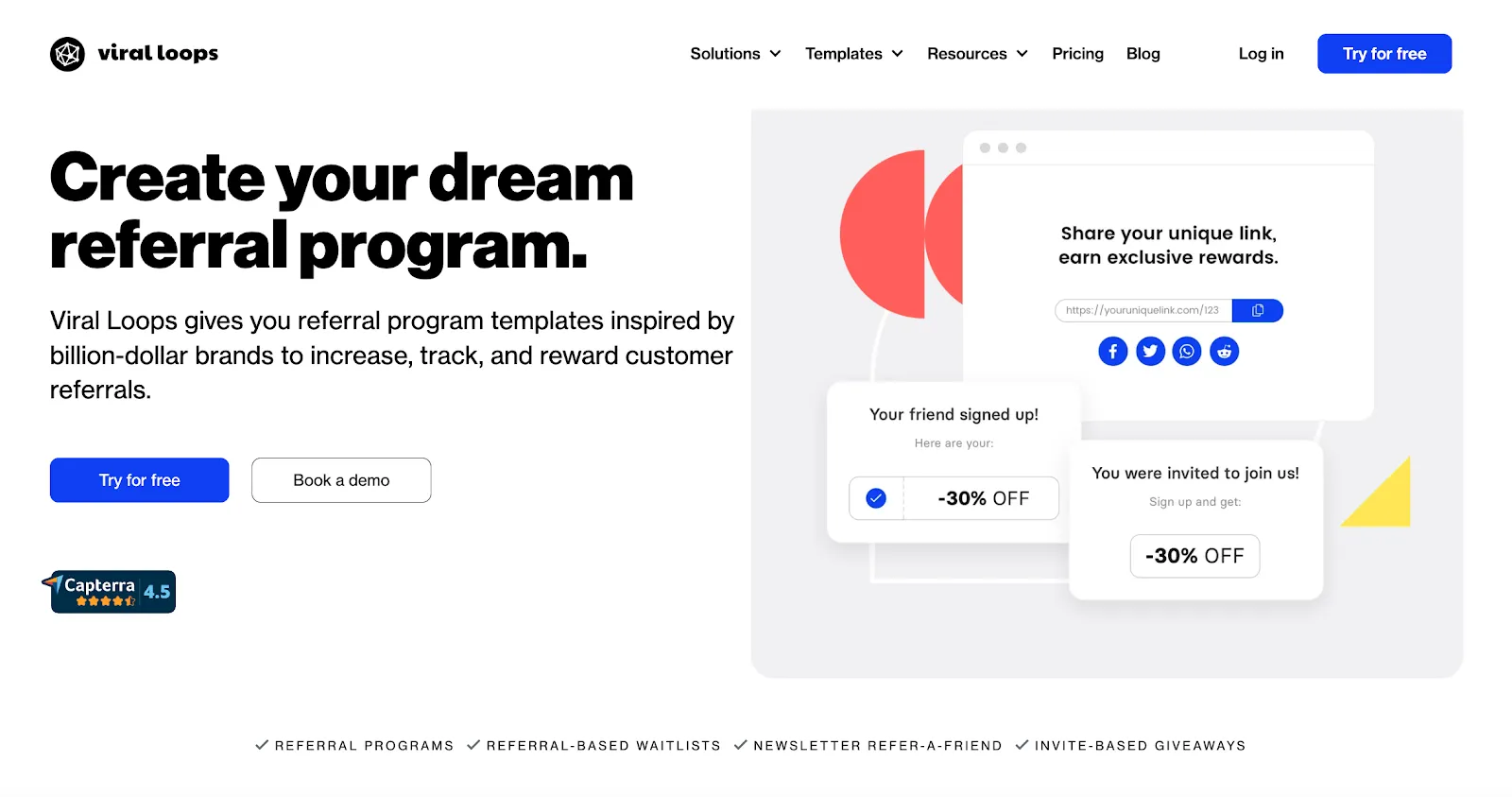 Home page of Viral Loops
