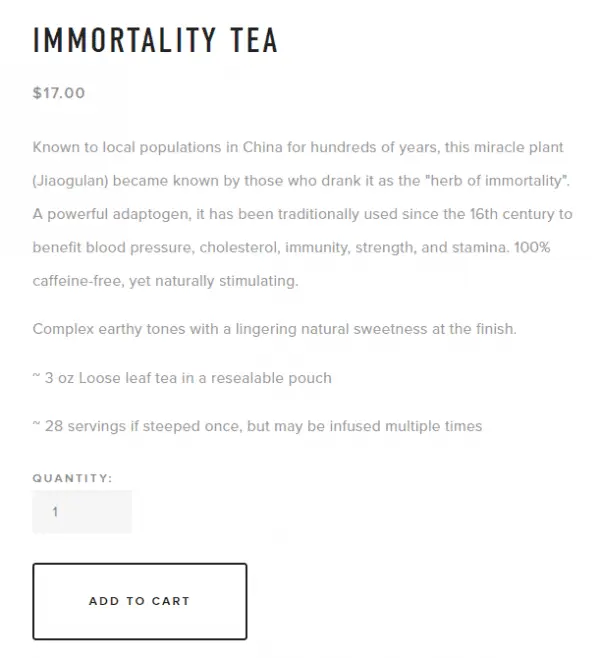Product description example 1