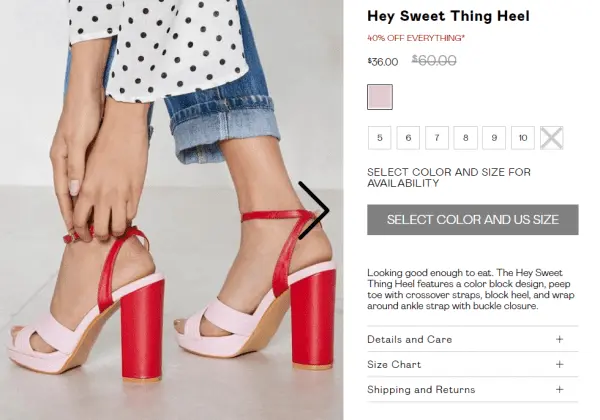 Product description example 1