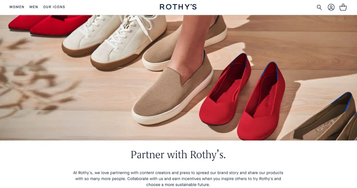 Rothy's affiliate program