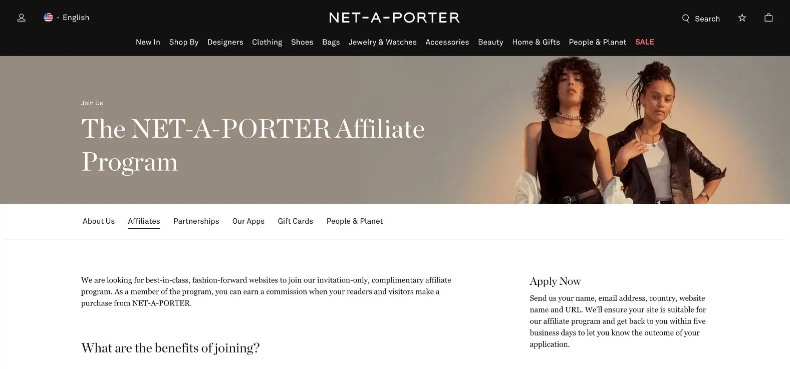Net-a-Porter affiliate program