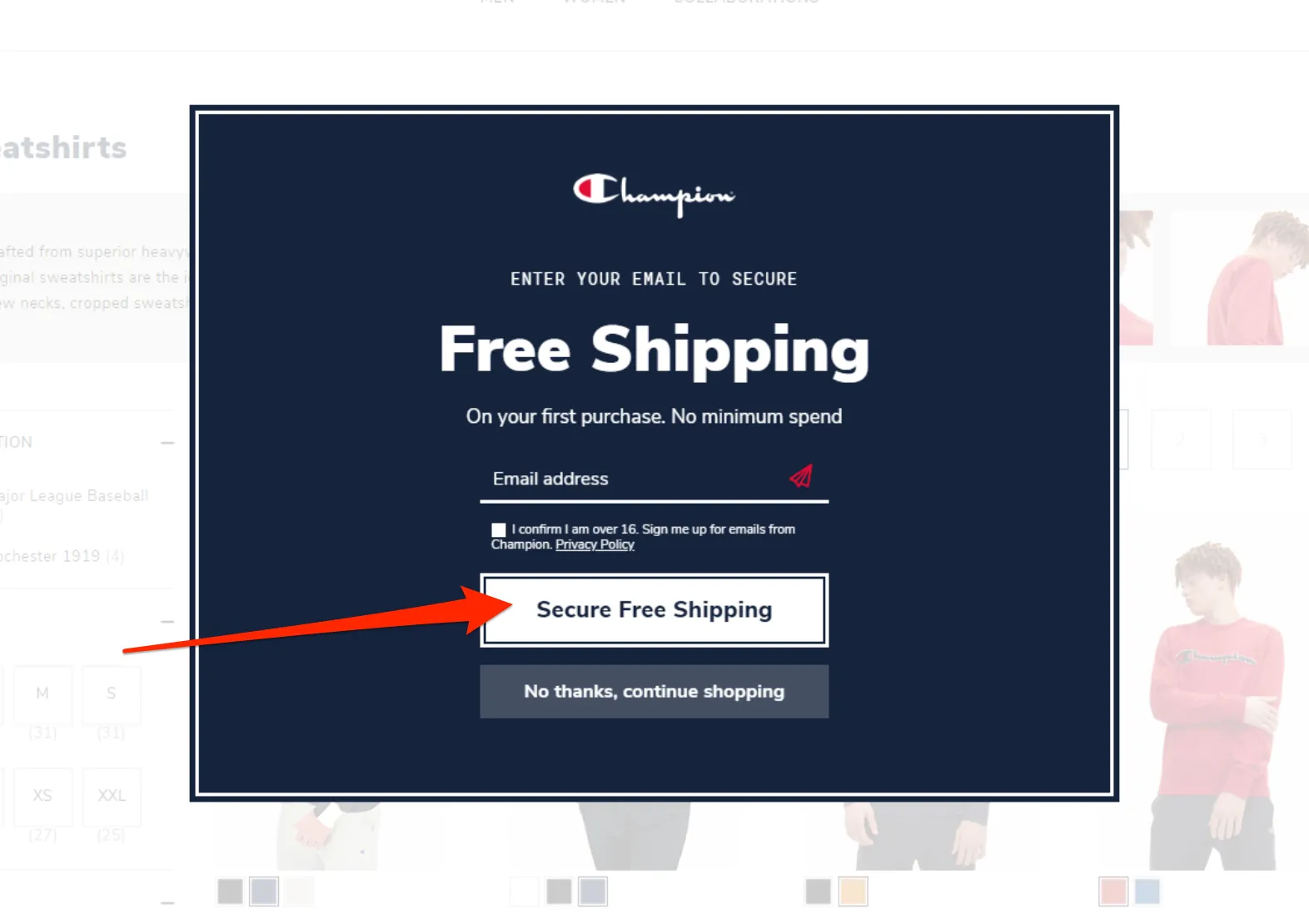 intent marketing popups