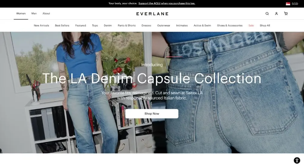 Everlane – Apparel + Radical Transparency