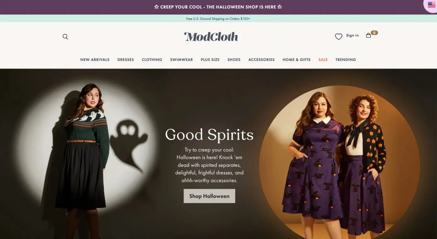 ModCloth – Women's vintage-style fashion