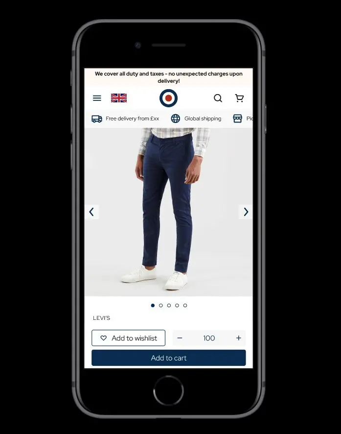 Mobile look example
