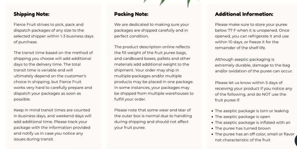 Footer section