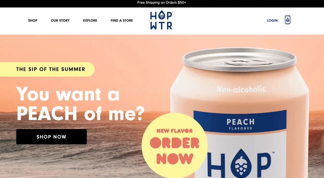 HOP WTR home page