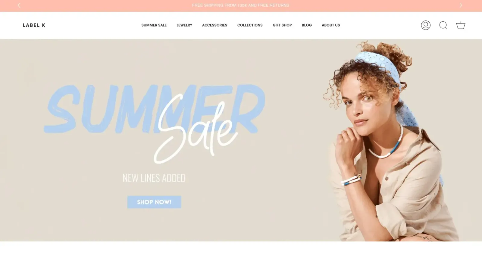 Label K home page