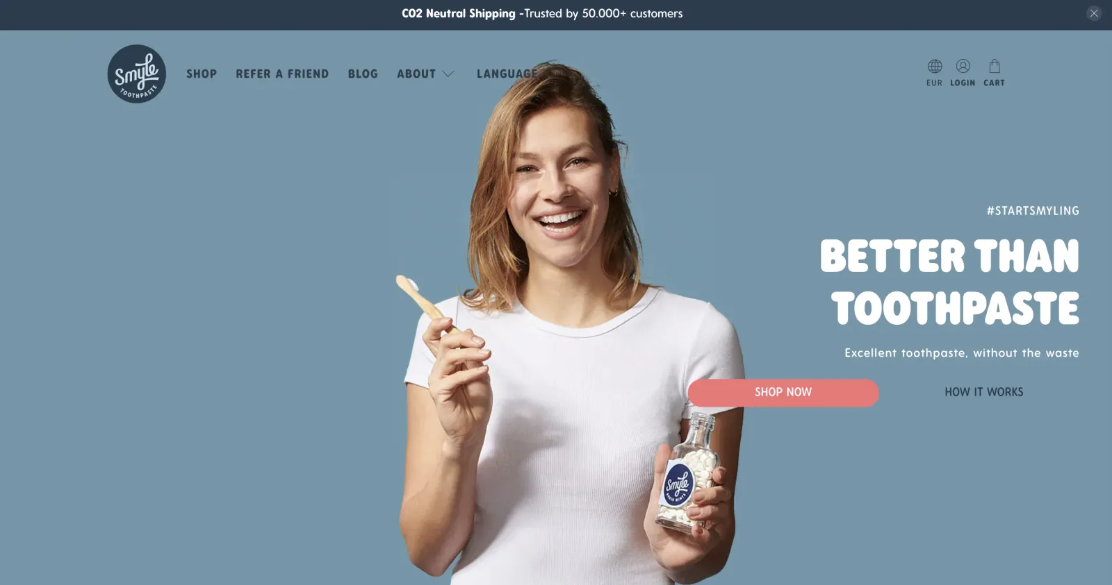 Smyle home page