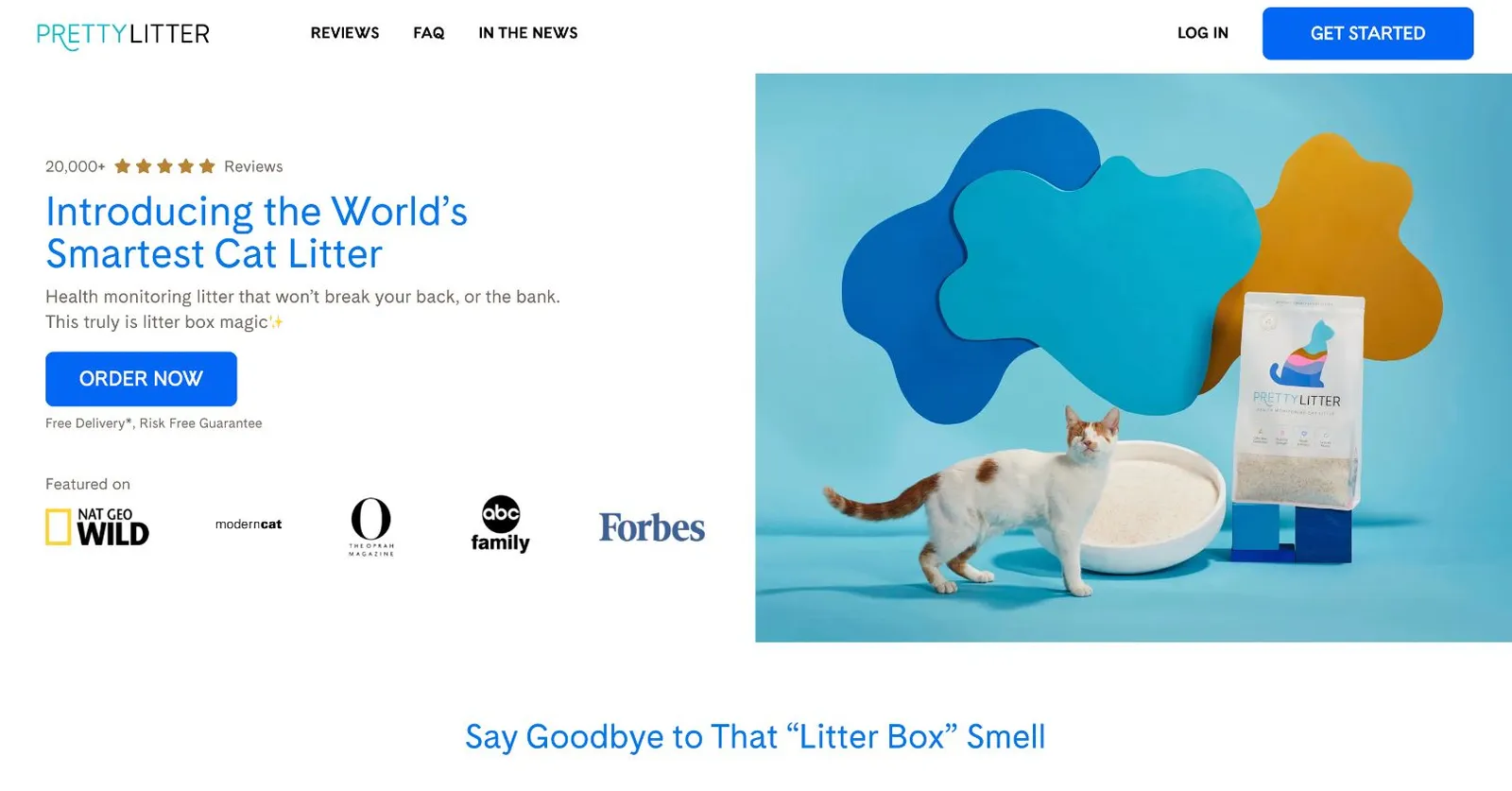 Pretty Litter home page
