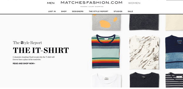 matches-fashion-menswear-ecommerce-site