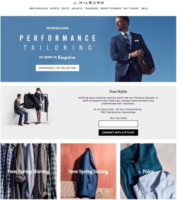 j-hilburn-menswear-ecommerce-site