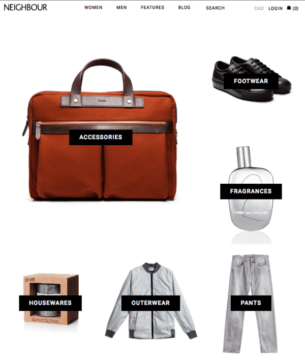 neighbour-menswear-ecommerce-site