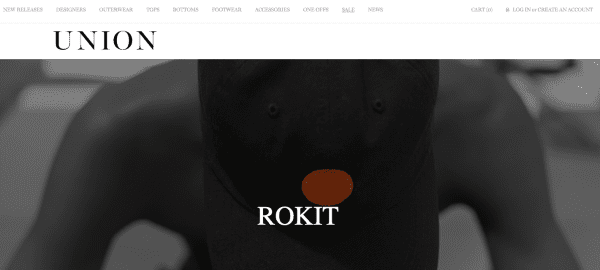 union-menswear-ecommerce-site