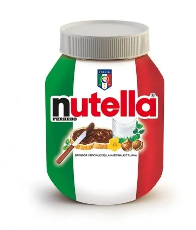 nutella italian football team collaboration