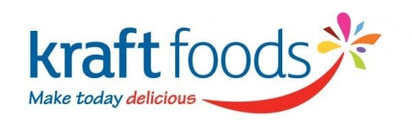Kraft's (corporate only) logo redesign in 2009 (Feb-Jun). Image credit: Kraft Foods group