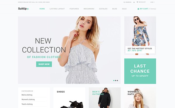 ecommerce templates referralcandy - SuitUP - Multipurpose Online Store Shopify Theme