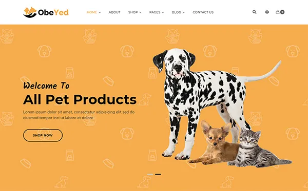 ecommerce templates referralcandy - Obeyed - Pet Food WooCommerce Theme