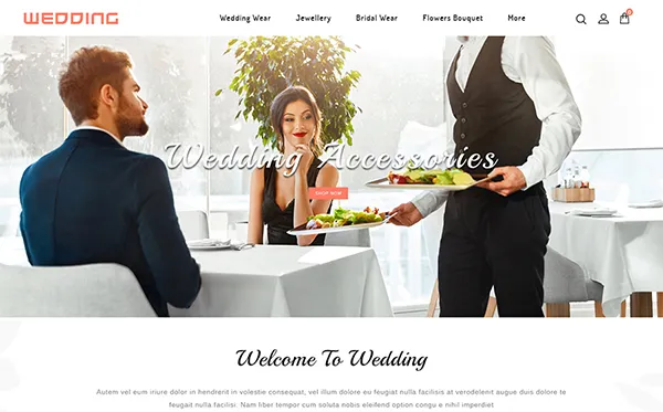 ecommerce templates referralcandy - Wedding Collection Store OpenCart Template