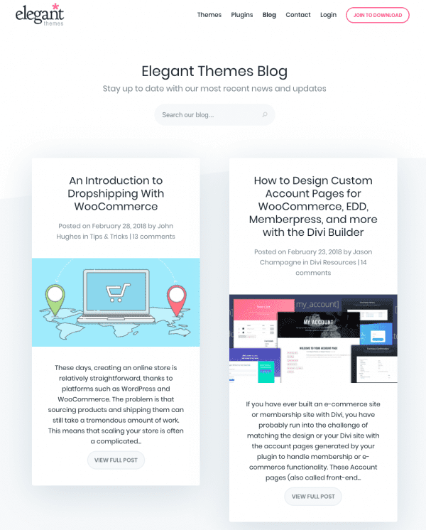 best woocommerce blog elegant themes divi wordpress themes woocommerce plugins 