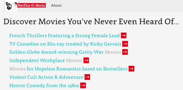 netflix marketing strategy - unique netflix categories