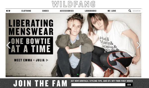 wildfang liberating menswear
