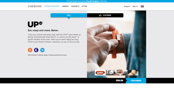 Jawbone UP24 Credibility ReferralCandy