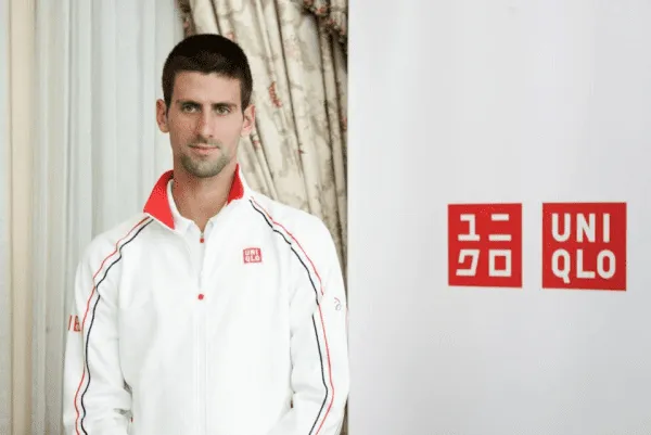 uniqlo novak djokovic endorsement