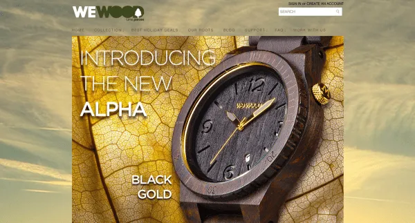 WeWOOD Watches Simple ReferralCandy