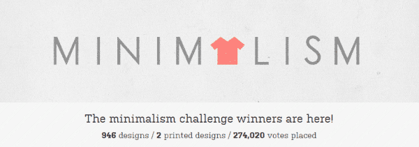 Threadless Minimalism Challenge
