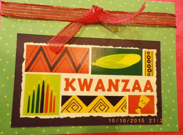 Kwanzaa Card - Stamping Up