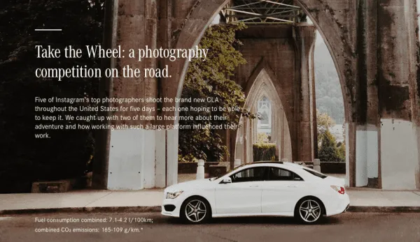mercedes benz take the wheel competition