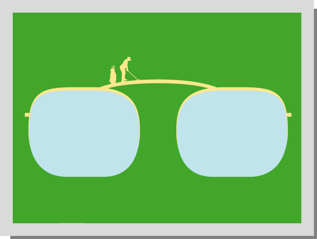 Prada golfer glasses gif