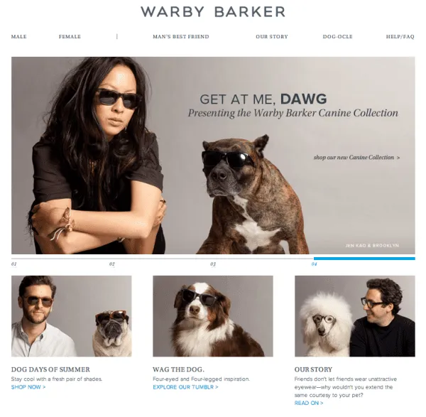 Warby Barker April Fool's