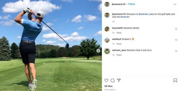 Wohven customer sharing on Instagram