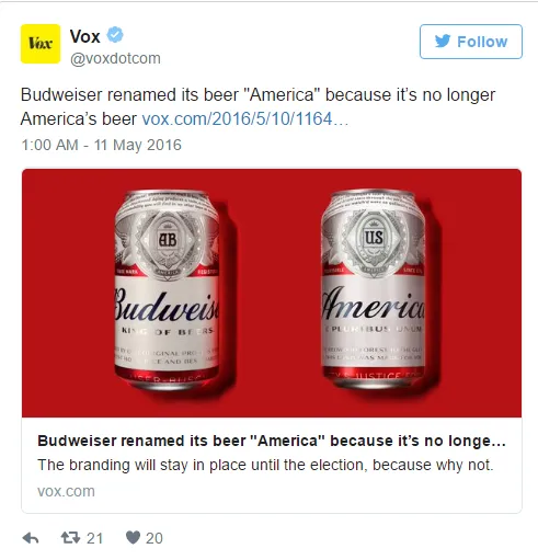 budweiser marketing campaign
