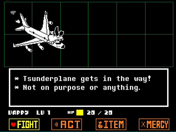 undertale tsunderplane