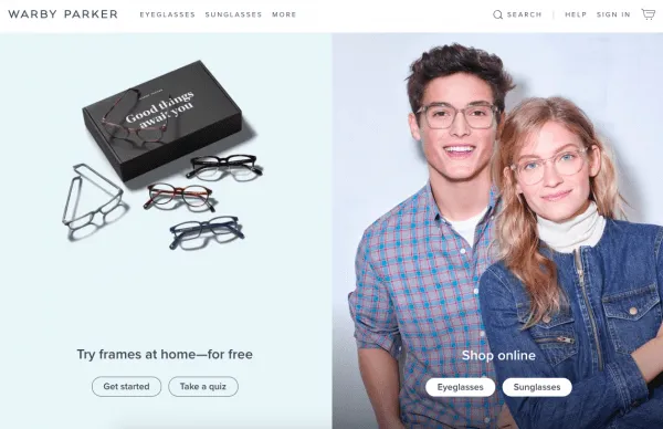 marketing glasses
