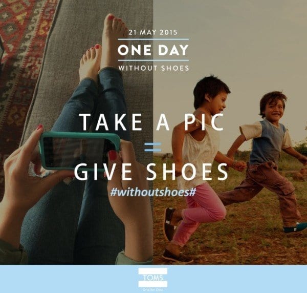 TOMS Shoes: donation